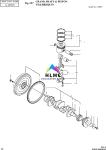 Manufacturer Excavator Crankshaft 4TNE94 4TNV94 R60-7 R55-7 R60-9 129902-21000