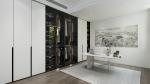 Fadior Stylish Classic Black And White Wardrobe Set Multifunctional Wardrobe