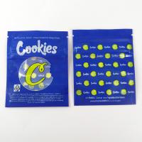 Buy cheap Blue Plastic Tobacco Pouch , Dry Herb Floral Packaging Bags Lightweight product