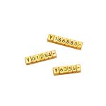 Mini Magnetic attraction Fixed Length Metal Flat Concave Number Price Tag