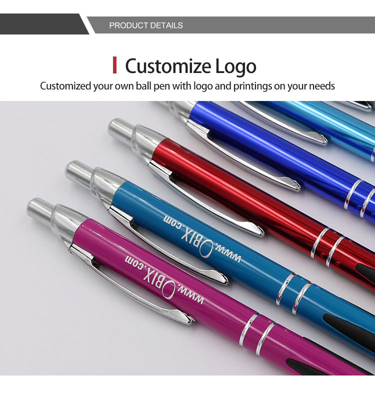 High-End Business Gift Signature Metal Ball Pen 1.0 mm Advertising Ballpoint Pen