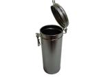 Round Sealed Tin Cans For Tea Storage , Airtight Metal Box With Lid 81*208Hmm