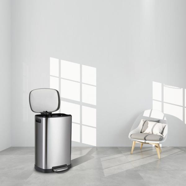 Buy cheap Fingerprint Proof 8 Gallon Stainless Steel Trash Can from wholesalers