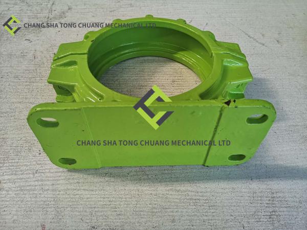 Buy cheap Zoomlion Concrete Pump Truck Accessories Pipe Clamp 125B ZL With Seat Four Holes from wholesalers