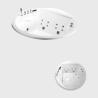 Buy cheap 24Inch Buildin Massage Freestanding Jetted Bathtub Acrylic 2 Person Round American Standard from wholesalers