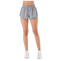 Buy cheap Richee Laser Cut Womens 2 In 1 Athletic Shorts , Short Running Trousers Ladies product