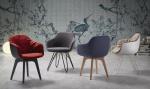 Solid Wood Restaurant Patio Furniture Chairs , Comfortable Casual Dining Chairs