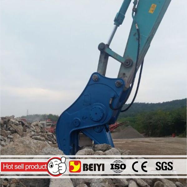 Buy cheap BEIYI hydraulic pulverizer attachments reinforcing steel breaker/cutter factories from wholesalers