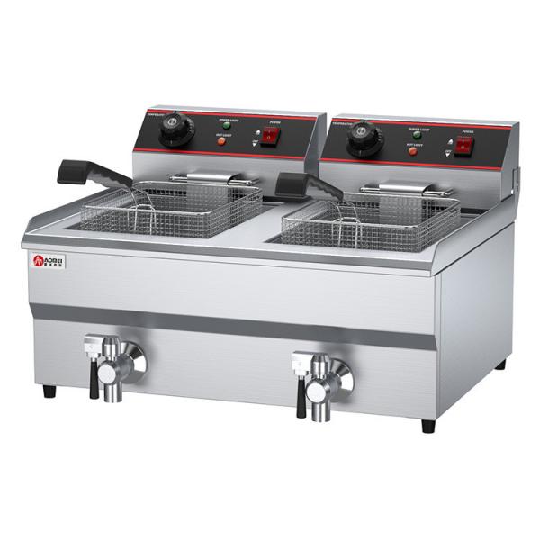 Buy cheap 13L 13L Oil Fryer Professional 2 Tank 2 Basket Electric Chicken Deep Fryer for 2023 from wholesalers