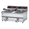 Buy cheap Commercial Equipment Healthy Electric Fryer 2 Tank 2 Basket for Industrial Machine from wholesalers