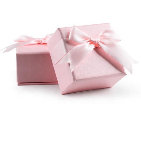 Buy cheap Paper Ring Necklace Crystal Jewelry Box Package White Color Customized from wholesalers
