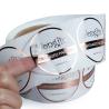 Buy cheap BOPP Hot Stamping Gold Foil Stickers , OEM Gold Foil Transparent Sticker from wholesalers