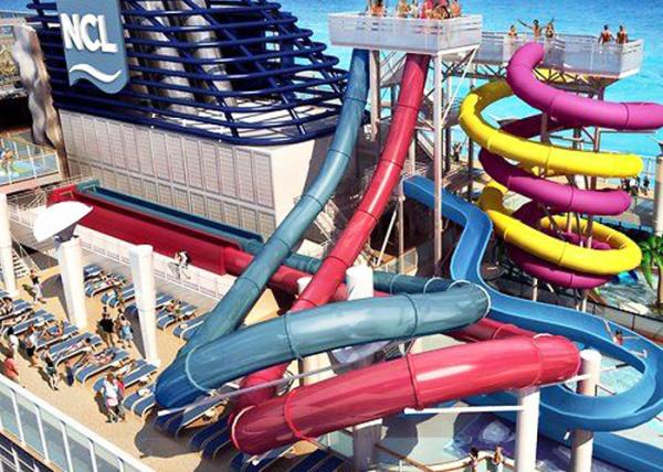 Water Amusement Park Boomerang Water Slide Big Splash CE TUV ISO9001 Certificate