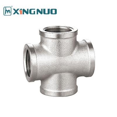 Buy cheap Industrial Grade Sand Blasting Finish Nickel Plated Brass Compression Fittings cast iron pipe fitting plumbing materials from wholesalers