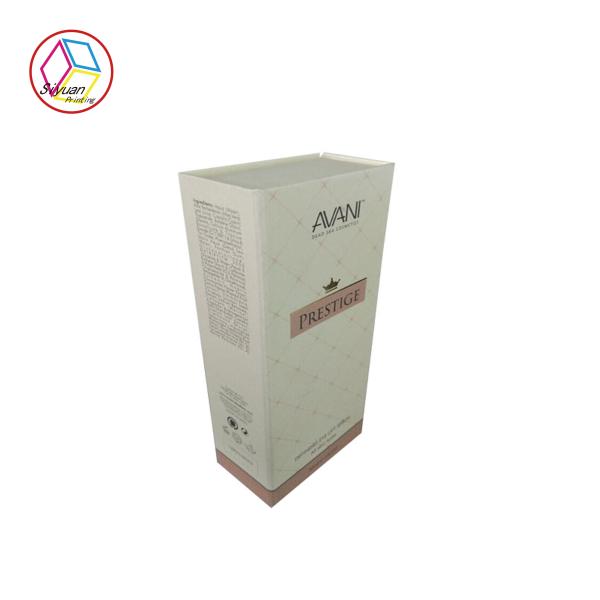 Buy cheap White Cosmetic Gift Box Textured Surface Paper Material Eco - Friendly from wholesalers