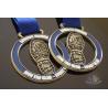 Buy cheap Zinc Alloy Cut Out Sports Metal Medal / Personalised Running Medals from wholesalers