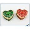 Buy cheap Wholesale Enamel Heart Shape Trinket Box Two color Jewelry Box SCJ944 from wholesalers