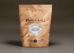 120 Micron Personalized Kraft Coffee Bags , Recycle 4 Oz / 2 Oz Coffee Bags