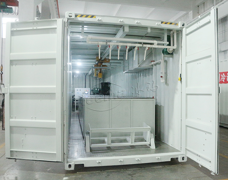 6400*2250*2500 Container Block Ice Machine with Other Ice Storage Capacity at Port and Quay