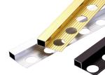 Bright Polished Aluminum Square Edge Metal Tile Trim Profiles Easy To Clean