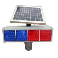 Buy cheap IP65 Aluminum 5W 8Ah Solar Flash Lights Construction Warning product