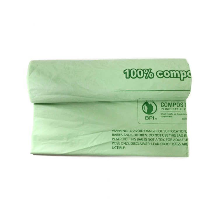 Eco-Friendly biodegradable garbage bags compostable trash bags