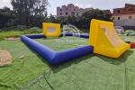 Inflatable Football Field Outdoor Interactive Inflatable Soccer Field For Kids
