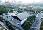 10m Span Sport Event Tents With Roof Lining Curtain Tempered Glass Walls