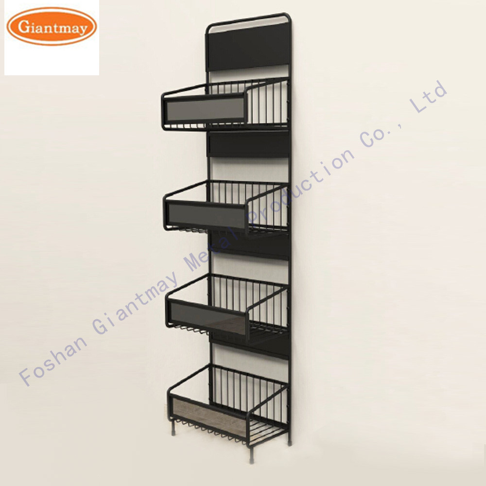 OEM design Chocolate Candy Bar Display Rack Shelf With Basket