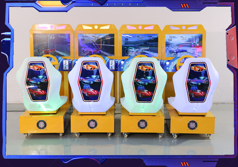 Plug Type All kinds 3D Car Racing Outrun Game Machines for Kids Arcade Car Race Game
