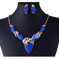 Buy cheap European and American big exaggerated retro gem diamond pendant necklace resin product