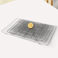 Buy cheap Technique Woven Stainless Steel Baking Tray Mesh Net Rack in Different Shapes and Sizes product