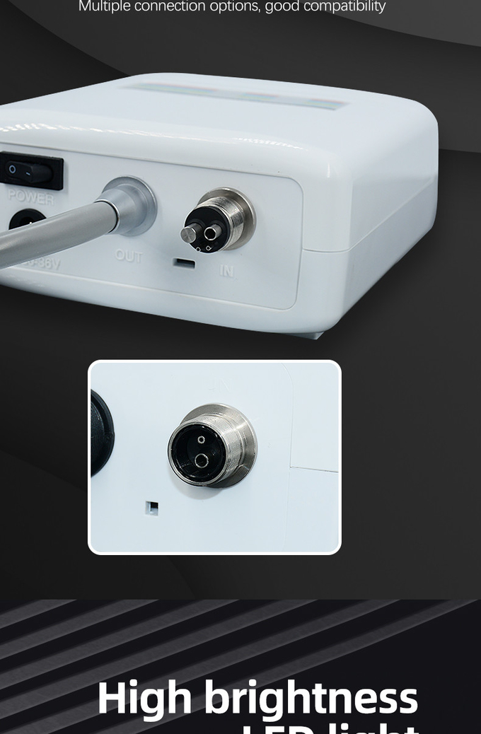Multiscene Dental Laboratory Equipments Electric Handpiece Motor DC 36V 3A
