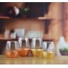Buy cheap 450ml Gold Cutted Honeycomb Stemless Crystal Wine Glass from wholesalers