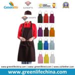 High quality promotional custom cotton can waist embroidery aprons cheap for