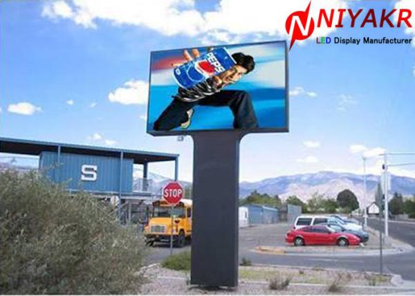 Buy cheap P10 DIP 1R1G1B Large Outdoor LED Displays 10000 Nits With CE RoHS Certificate from wholesalers
