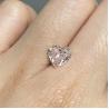 Buy cheap Fancy Light Pink CVD Lab Grown Synthetic Pink Diamond Heart Shape 2.69ct from wholesalers