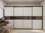 Modern Large Sliding Door Wardrobe Modular Cabinets Closet Storage