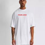 Customizable Design Cotton T Shirt Heavyweight Loose For Men