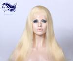 Straight Blonde Full Lace Wigs Human Hair , Full Lace Wigs Virgin Hair