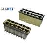 Buy cheap Industrial Magnetic 10G Ethernet RJ45 Jack 2x6 Port With EMI Gasket from wholesalers