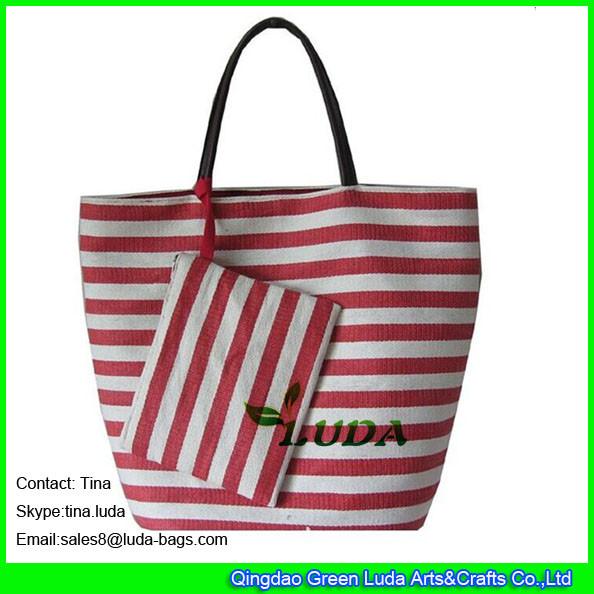 Buy cheap LUDA large straw beach bags best selling paper straw handbags from wholesalers