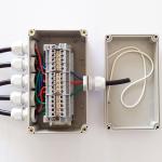 IP65 Waterproof Electrical Cable Distribution Terminal Blocks Junction Box 158