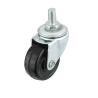 Buy cheap Ball Bearing Red Color PU Material Flat Bottom Double Brake Caster 1 Piece Min.Order from wholesalers