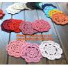 Buy cheap Multi Round Hand Made Crochet doily/placemat coasters/placemat set/shabby chic/place mats from wholesalers