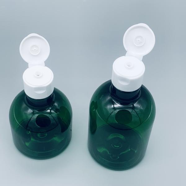 Buy cheap Dark Green Empty Wholesale 50ml 100ml 150ml Round Custom Shampoo Bottle PET Cosmetic Plastic Pump Bottle from wholesalers
