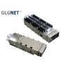 Buy cheap Aluminum Heat Sink QSFP Cage Assembly One Port Light Pipes On Cage Top Surface from wholesalers