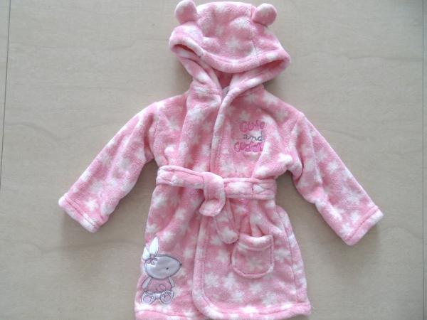 Buy cheap cute baby clothes，pink coral fleece baby bath robes,baby clothes from wholesalers