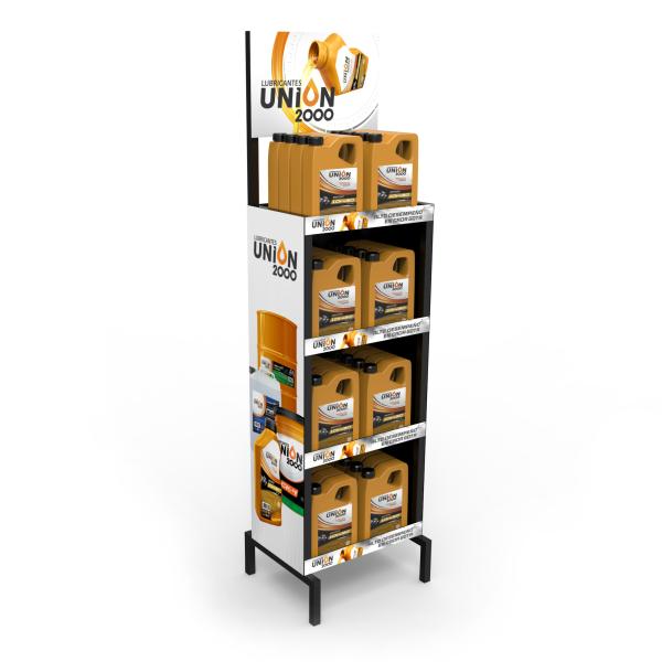 Buy cheap Castrol Lubricating Motor Oil Display Rack Engine Oil Display Rack For Garage from wholesalers