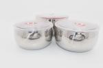 Buy cheap 14cm-20cm  4pcs Easy taking noodle bowl snack food fresh preserving storage box  kids lunch box with plastic lid from wholesalers